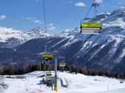 Salastrains–Munt da San Murezzan - 4pers. High speed chairlift (detachable) with bubble