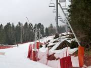 Snowmaking with lances in Les Planards