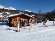 Hut at the valley station (Les Diablerets)