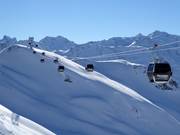 Flexenbahn (Stuben <> Zürs) - 10pers. Gondola lift with seat heating (monocable circulating ropeway)