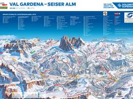 Trail map Val Gardena (Gröden)