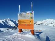 Signposting in the ski area