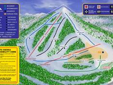 Trail map Alta Sierra – Shirley Meadows