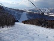 Difficult mogul slope Isola B