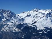 View of the Schilthorn ski area