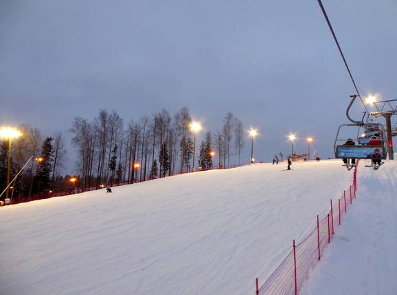 Easy slope at the chairlift