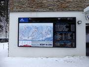 Detailed information board at the Solisko valley station