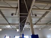 The staff has been replaced by surveillance cameras