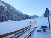 Easy children's and beginners' area at the Sonnbichllift in Bichlbach