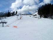 End of the Main downhill run