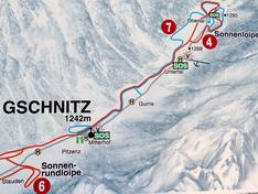 Trail map Alfaierlift – Gschnitz