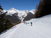 Connecting slope from Almboden to the K-Express mountain station