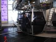 The gondolas are also cleaned during the day.