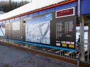 Information boards at the Rossbach mid-station