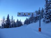 Slope signage at Hauser Kaibling