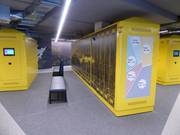 Well-maintained ski depot in the Kaprun Center