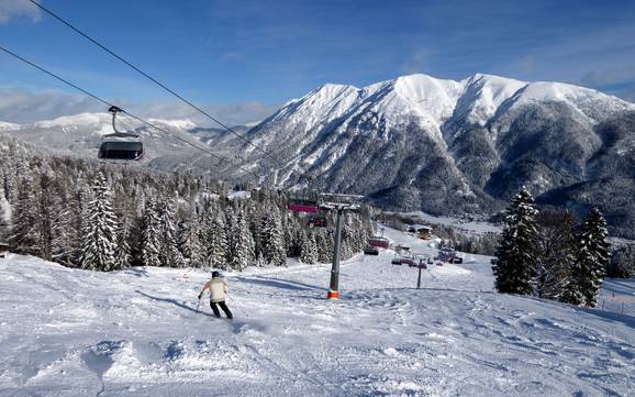 Skiing near Achenkirch
