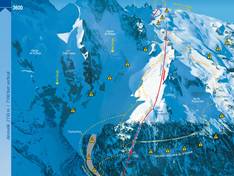 Trail map La Grave – La Meije