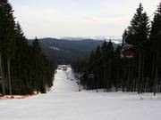 Ski route below the Kombibahn