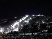 Night skiing