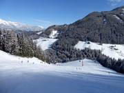 Holzer run to the Preunegg-Jet on the Reiteralm