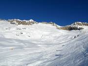 View of the powder slopes at Hohstock