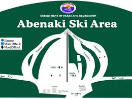 Trail map Abenaki