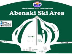 Trail map Abenaki