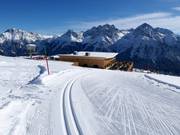 High-altitude trail Motta Naluns