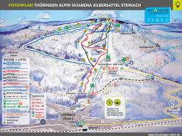 Trail map Silbersattel – Steinach