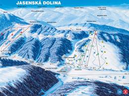 Trail map Jasenská Dolina – Belá-Dulice