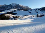 Very well-groomed slopes on the Postalm