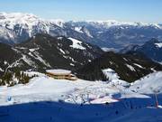 View of the ski resort of Spieljoch from the Onkeljoch