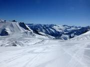 Easy and wide slopes at Olperer