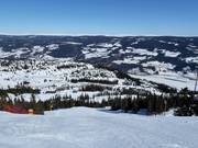 Challenging Olympic run in the upper section