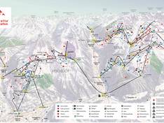 Trail map Lifinar – Partenen