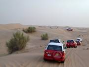 Drive through the sand dunes