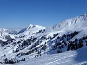 Lots of powder slopes in the ski resort of Wildkogel