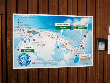 Western Ore Mountains: orientation within ski resorts – Orientation Schöneck (Skiwelt)