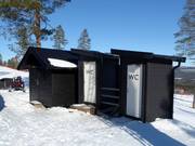 Well-maintained sanitary facilities in the ski resort of Stöten