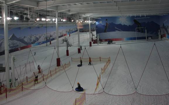Biggest height difference in the East of England – indoor ski area The Snow Centre – Hemel Hempstead
