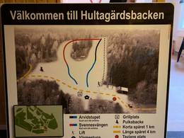 Trail map Hultagärdsbacken – Torup