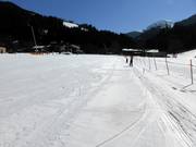 Beginner area in the valley in Söll