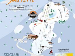 Trail map Simas Lifte – St. Peter/St. Corona