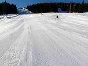 Freshly groomed slope in Hochfügen