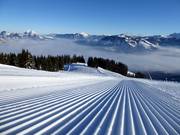 First-class slope grooming in St. Johann in Tirol