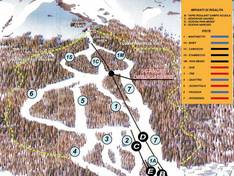 Trail map Chiomonte Frais