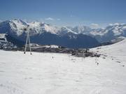 Beginner slopes in Alpe d'Huez