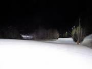 Night skiing