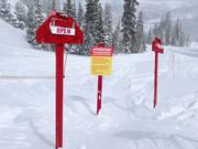 Connection to the Solitude ski area at the Milly Express